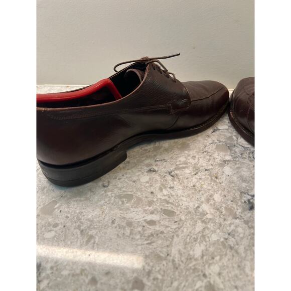 The Florsheim Shoe Men\'s Brown Leather Lace Up Dress Shoes Size 8.5 JL main image 10